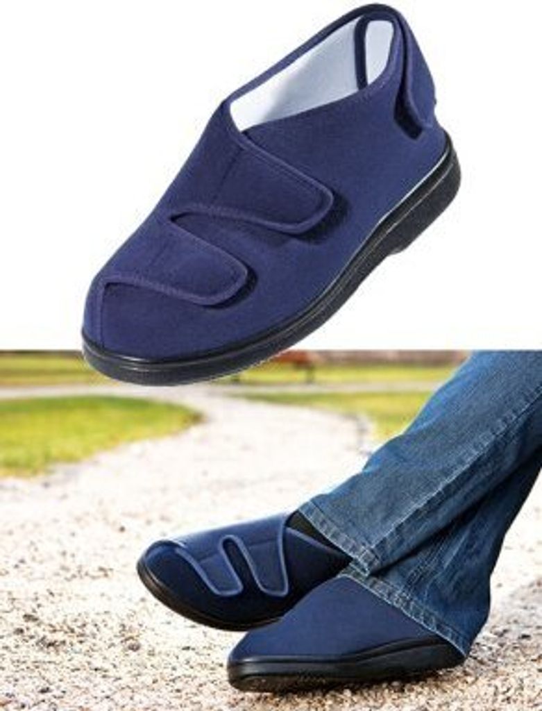 Reha Schuh SaniSoft D marineblau>>>>Gr. 40
