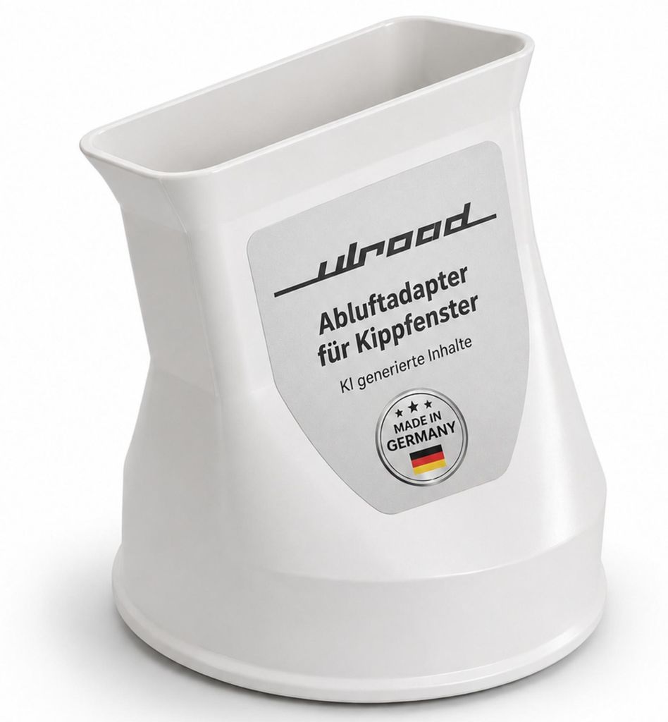 Klimanlage Kippfenster Auslass Adapter für 150mm Schlauch Produktbild 
