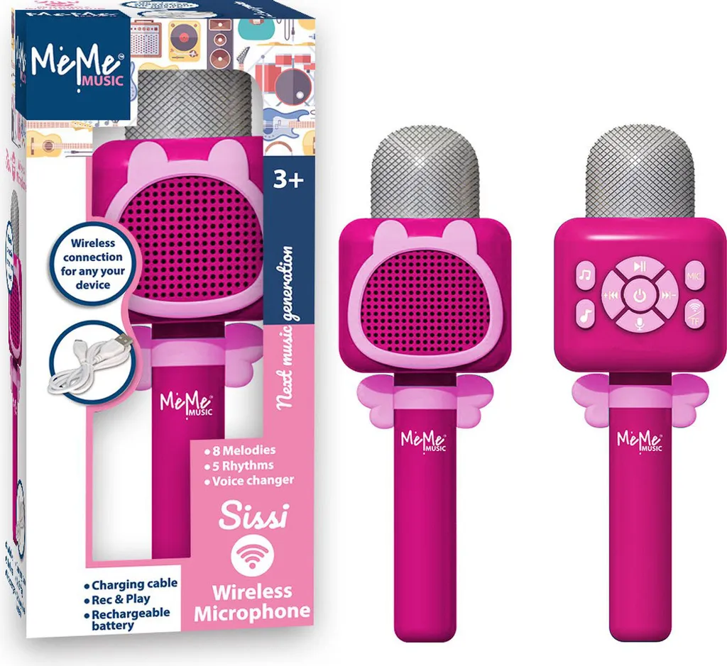 Jouet musical MeMe Music Rose 970255 pour l'éveil des tout-petits