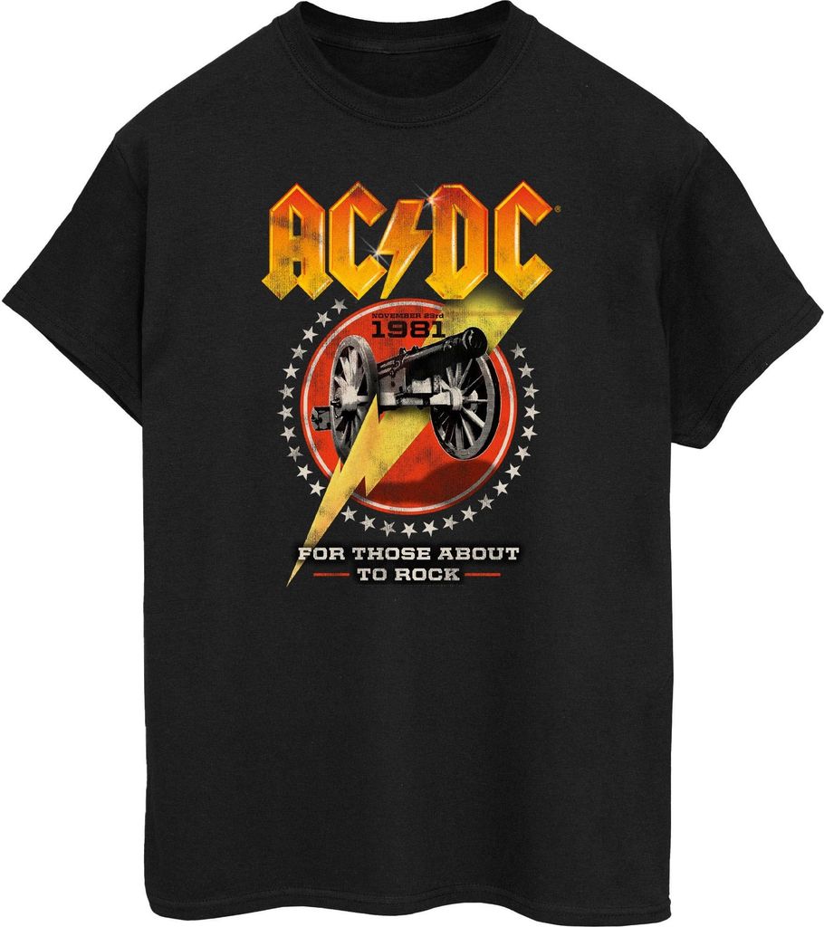AC/DC - "For Those About To Rock 1981" T-Shirt für Herren BI52577 (3XL) (Schwarz)