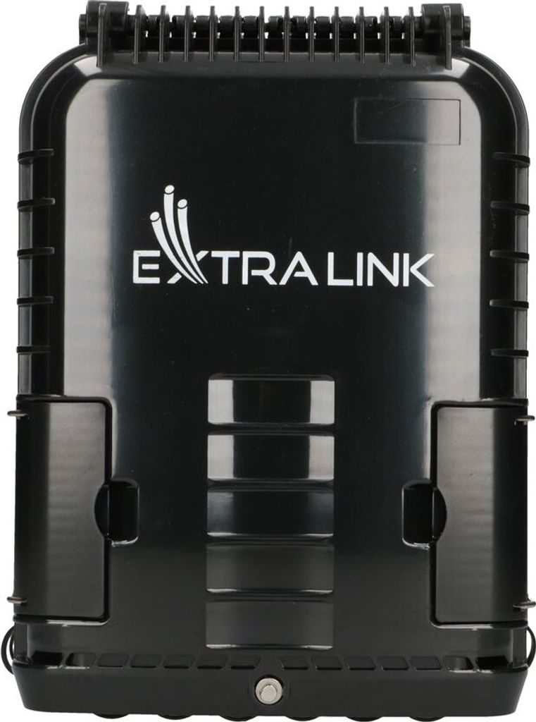 Extralink Fiberoptik Klemmenkasten 16 Kern schwarz Produktbild 