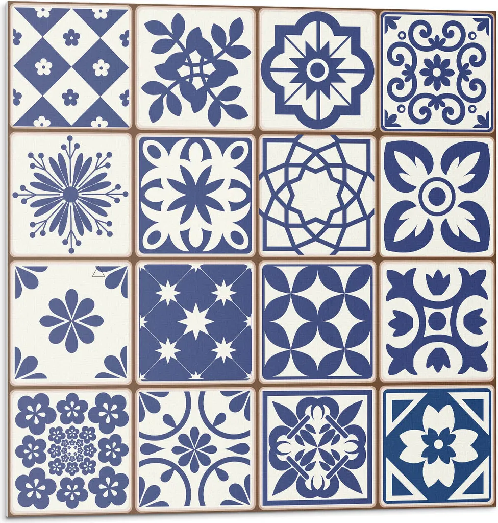 9 Piastrelle Autoadesive 30x30 cm in PVC - Rivestimento Vinile Parete