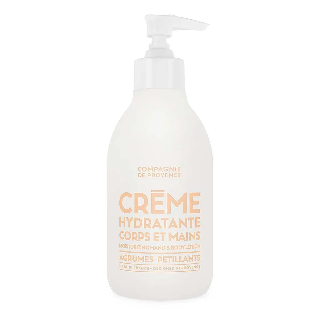 Lotion mains et corps anti-peau sèche aux agrumes pétillants 300ml