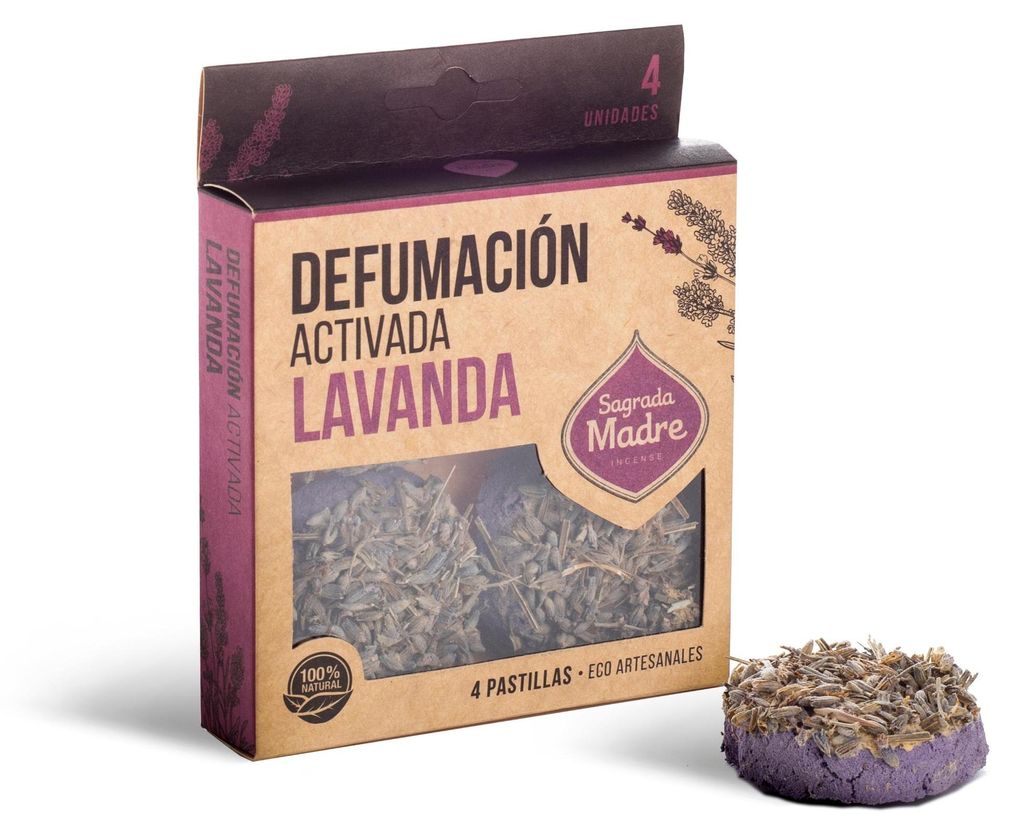 Sagrada Madre Räucherscheiben Lavendel – 2er-Set – 56 g