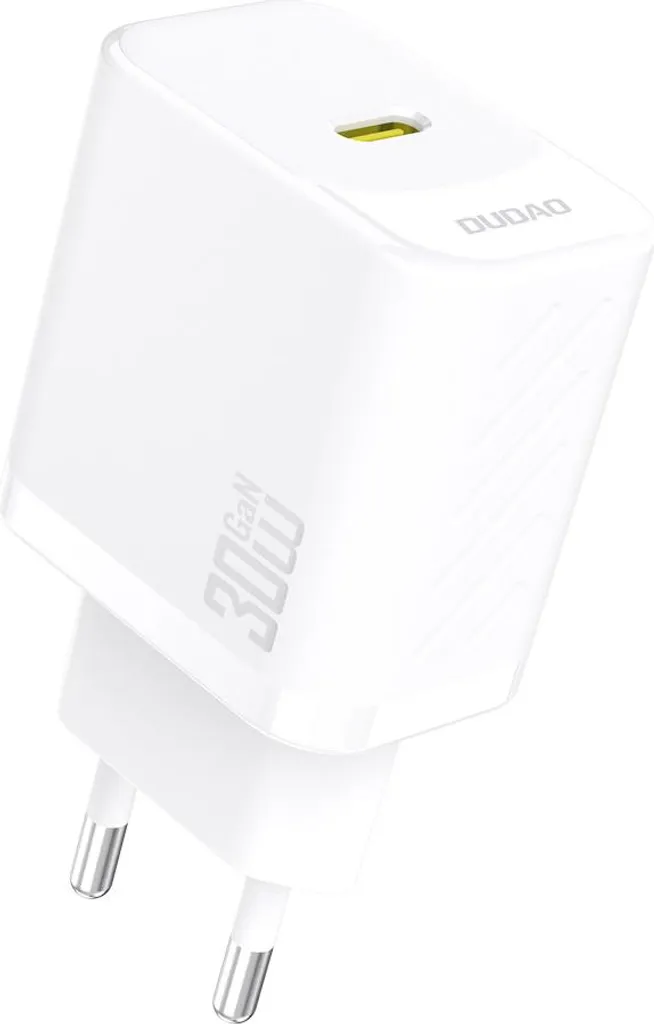 Dudao A27PEU Caricatore GaN 30W USB-C Bianco | Ricarica Rapida Sicura