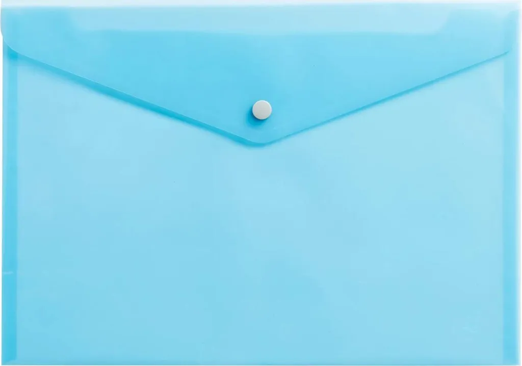 Exacompta 35450E Lot de 28 Pochettes à Pression A4 PP Couleurs Pastel