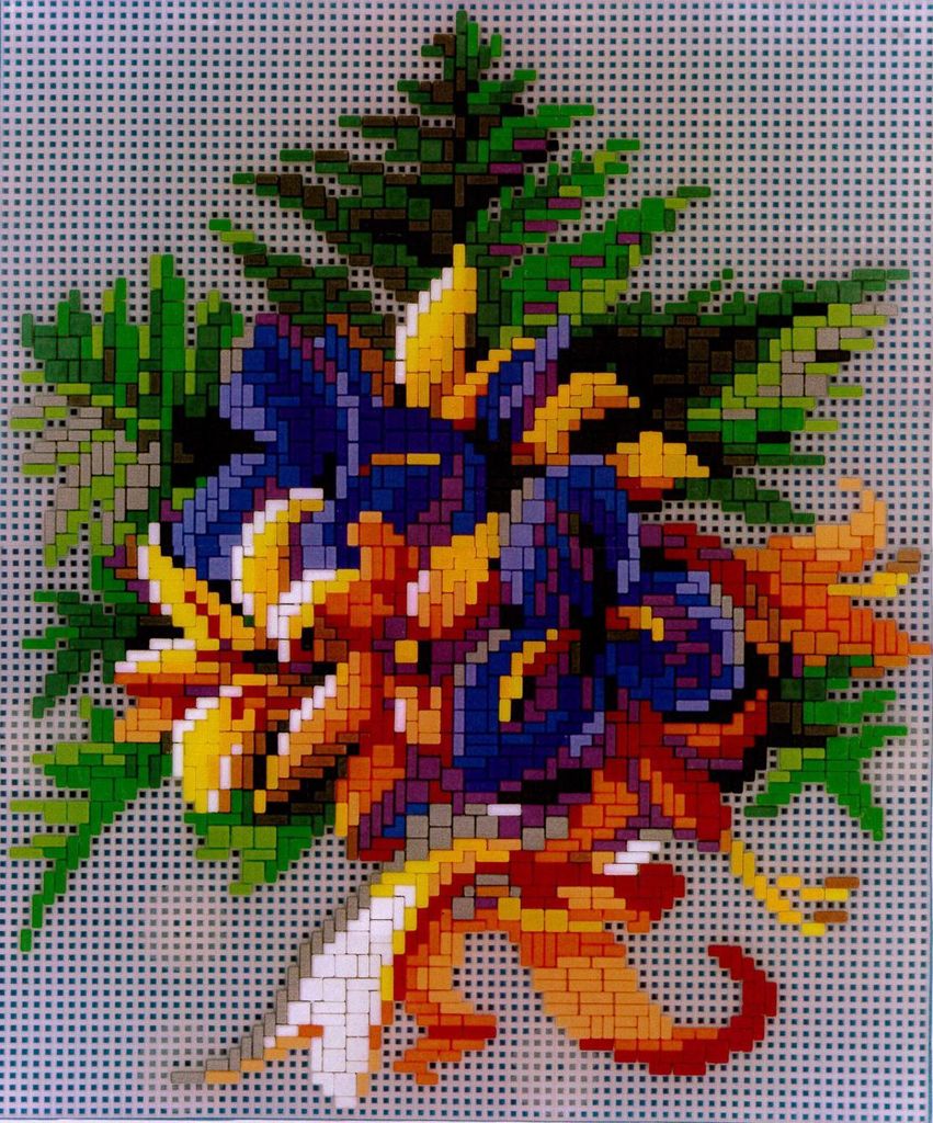 Stick it Blumenstrauß Motiv 5 ca. 1.900 Teile mit XXL-Steckvorlage