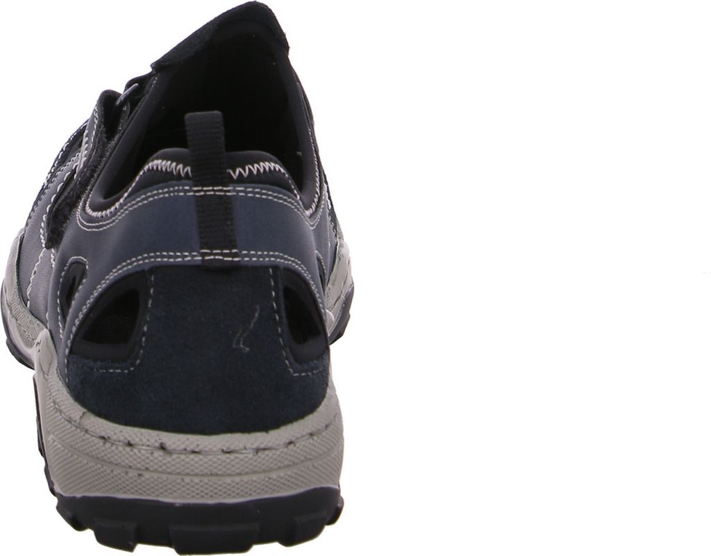 Rieker Herren Klett Halbschuh durchbrochen dunkelblau 44 Produktbild 81