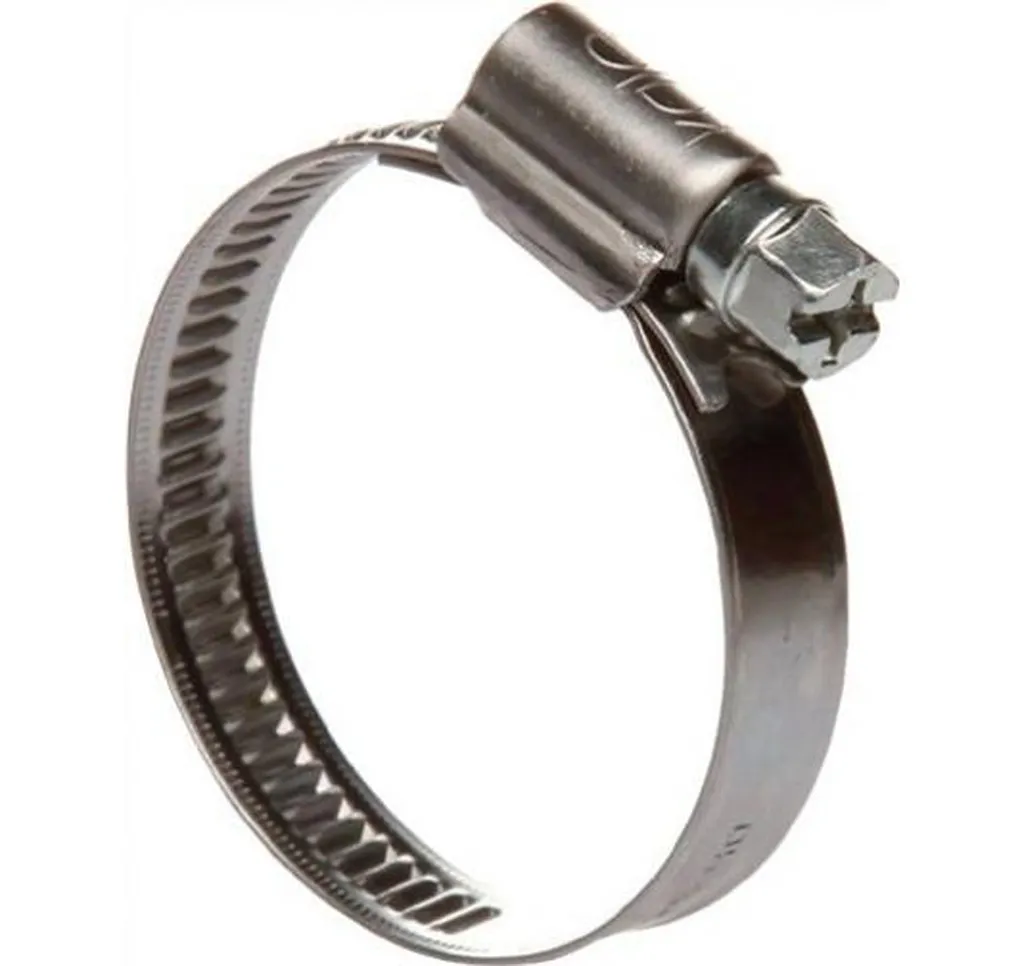 10 x morsetto a vite senza fine 250-270 mm e fascetta in acciaio inox larga 12 mm