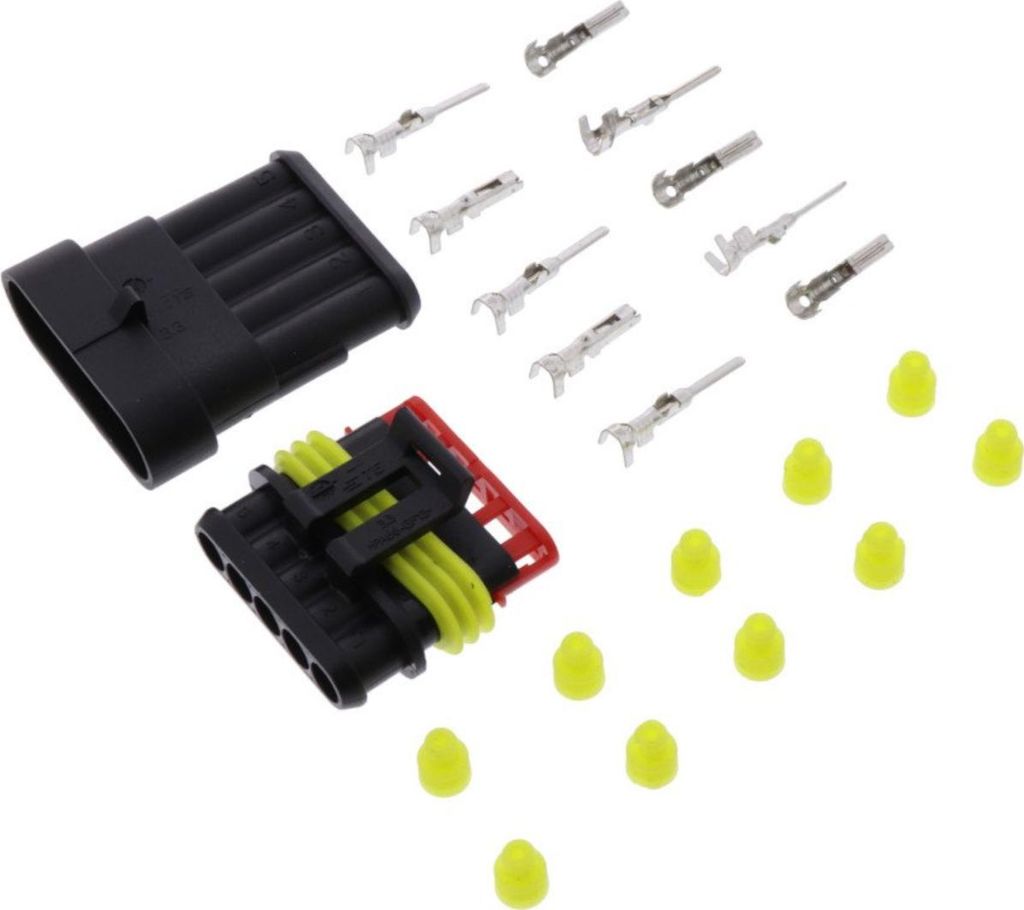 Steckgehäuse JMP Set 5-polig TYCO AMP Superseal