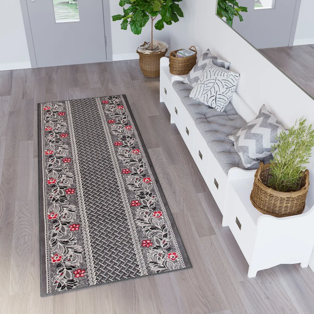 Grand tapis de couloir moderne 680 cm - Confort chambre et entrée
