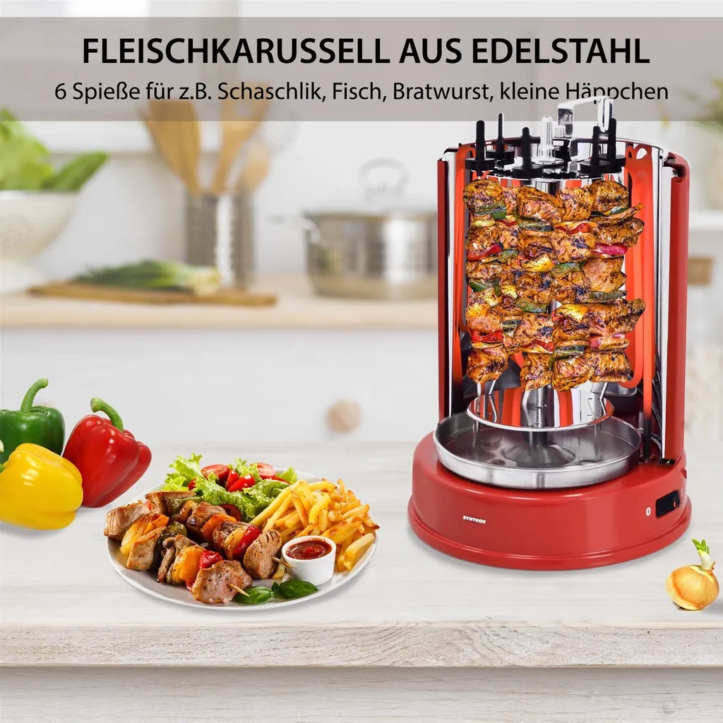 Rôtissoire Verticale : Finis les Poulets Secs avec ce Grill 1400W