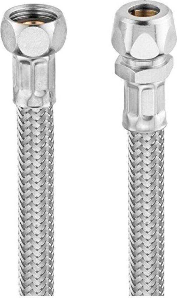 Cornat T3173361270 Verbindungs-Schlauch 3/8 Zoll x 10 mm, Quetschdichtung 3/8 Zoll Innengewinde x 1500 mm