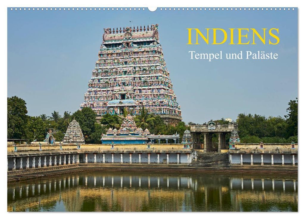 Indiens Tempel und Paläste (Wandkalender 2027 DIN A2 quer), CALVENDO Monatskalender