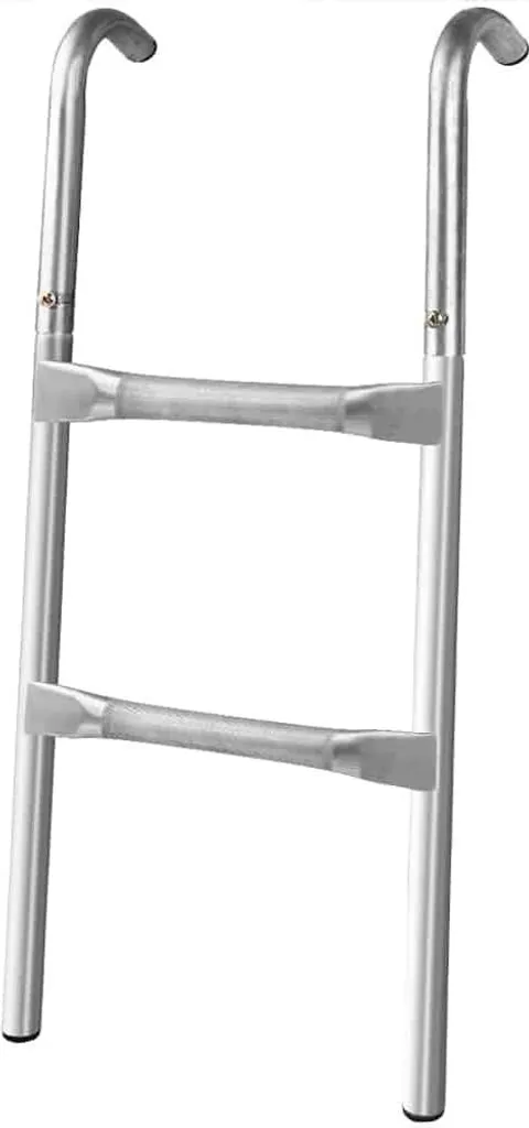Échelle trampoline 76 cm 2 marches : fini les chutes lors de la montée