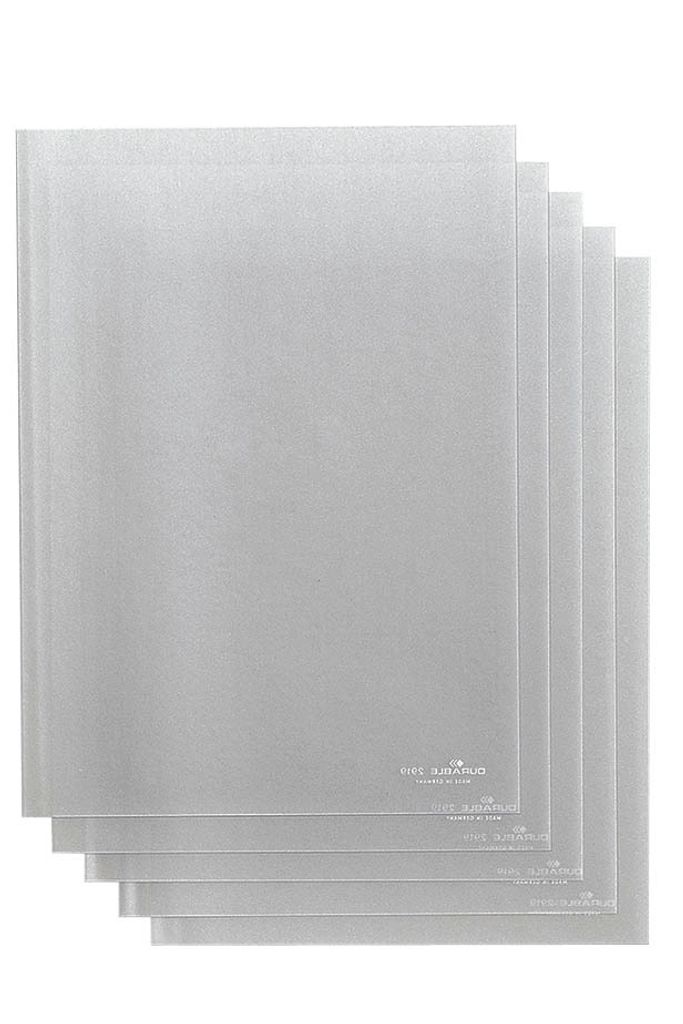 DURABLE Klemmschienenhüllen DIN A4 transparent genarbt 0,12 Produktbild 