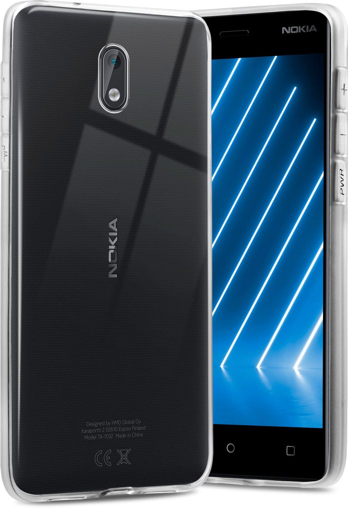 FROSTED-Case für Nokia 3, Farbe:Crystal-Clear
