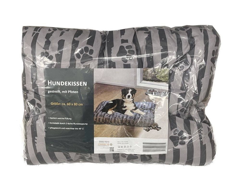 Hundekissen 60 x 80 cm 1438-01305 grau Produktbild 