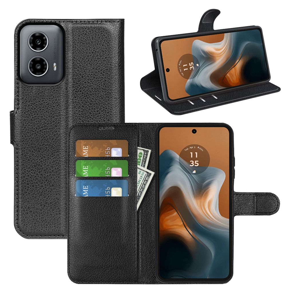 Hülle für Motorola Moto G34 Handyhülle mit [Standfunktion] Produktbild 