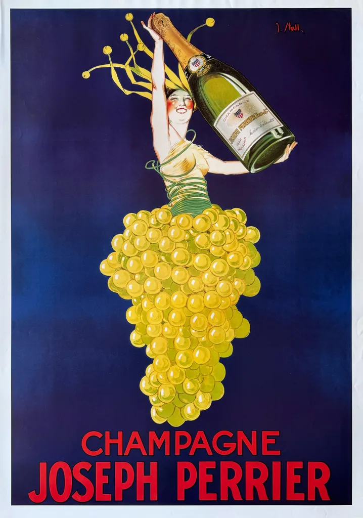 Affiche Joseph Perrier Champagne 70x100cm Impression Haute Résolution
