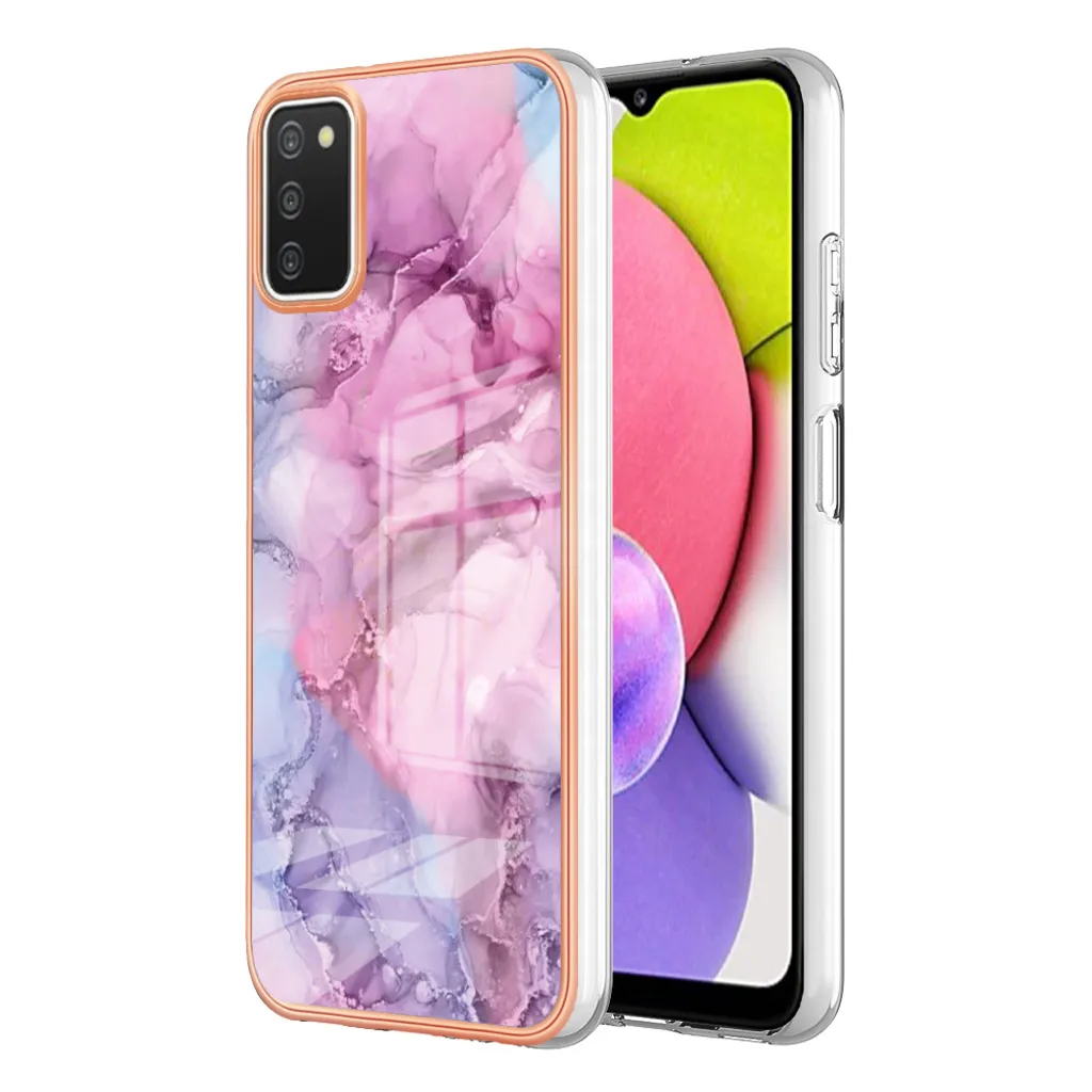 Custodia Samsung A03S per Ragazze - Cover Silicone Rosa Antiurto