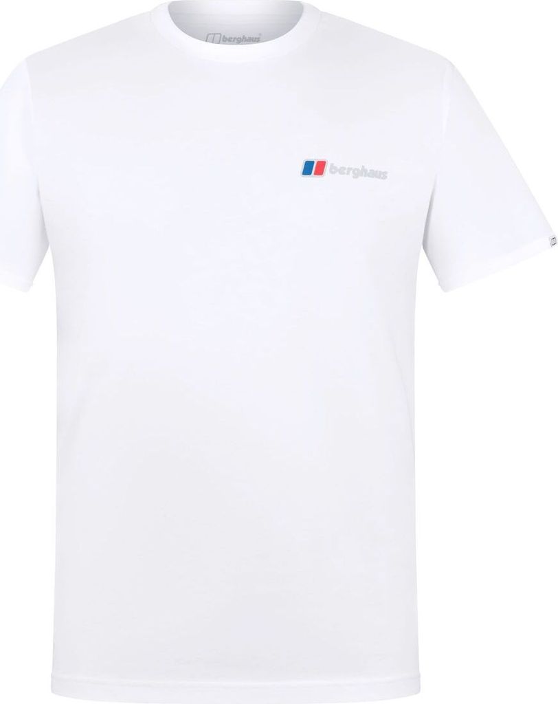 M Berghaus Front & Back Tee, T-Shirt Herren, H03 PURE WHITE, XL (55) - Berghaus