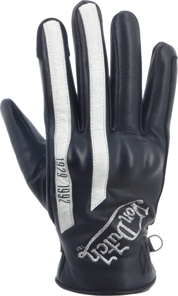 Gants moto Helstons Hawk Noir Blanc Taille 10 Cuir Souple et Protecteur