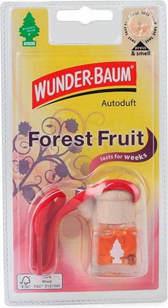 Wunder-Baum Forest Fruit, Flüssiger Lufterfrischer, Rot, Produktbild 