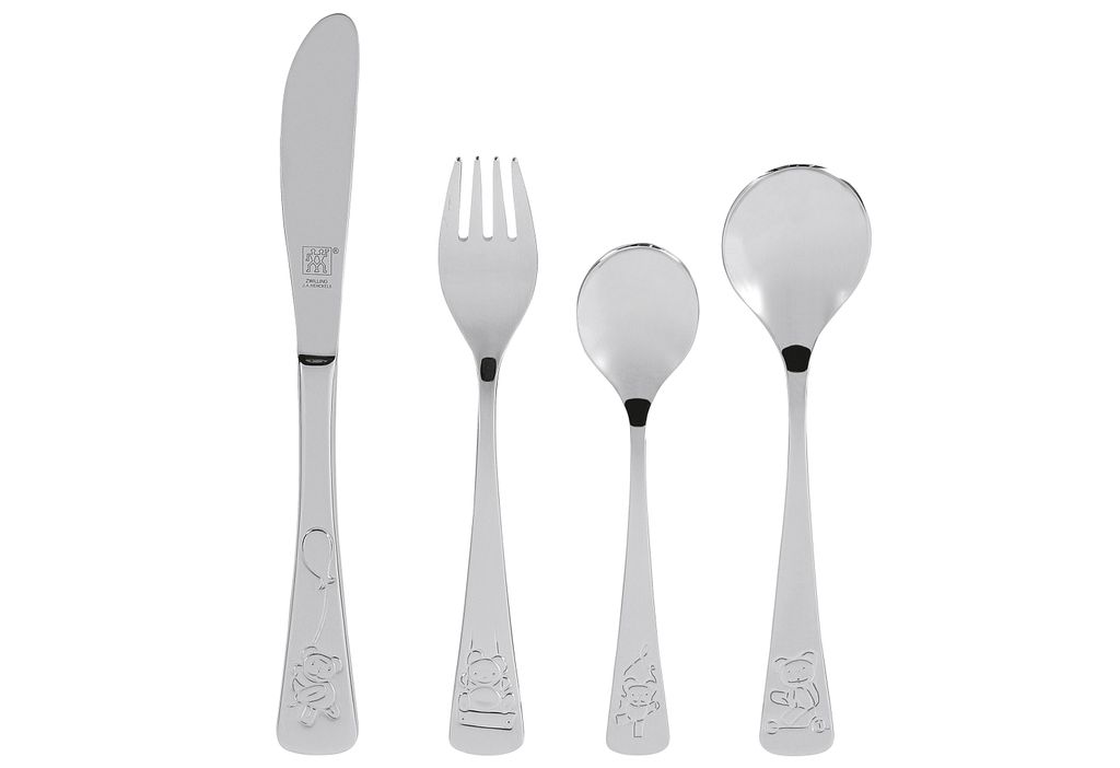 ZWILLING Kinderbesteck Teddy Edelstahl 4teilig Produktbild 