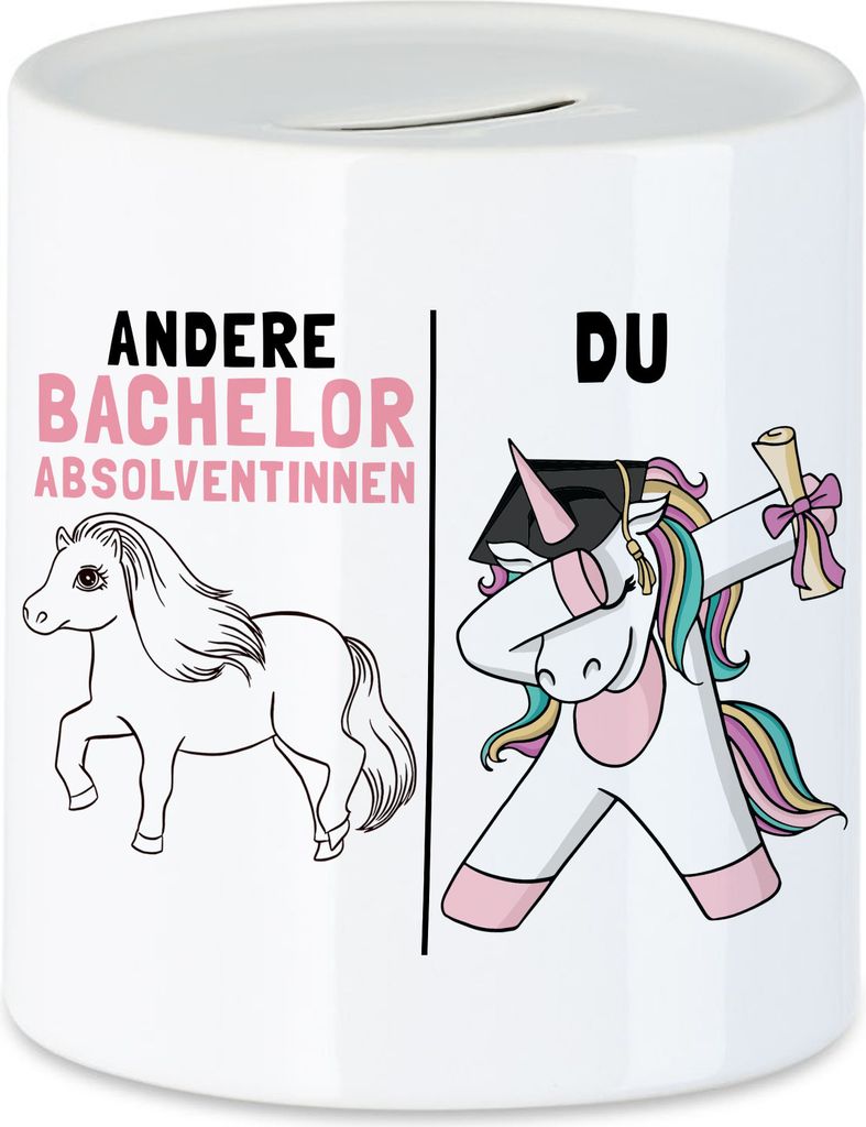 Andere Bachelorabsolventinnen Du Spardose Pferd Einhorn Geschenkidee Lustig Studentin Studium Hochschule Uni