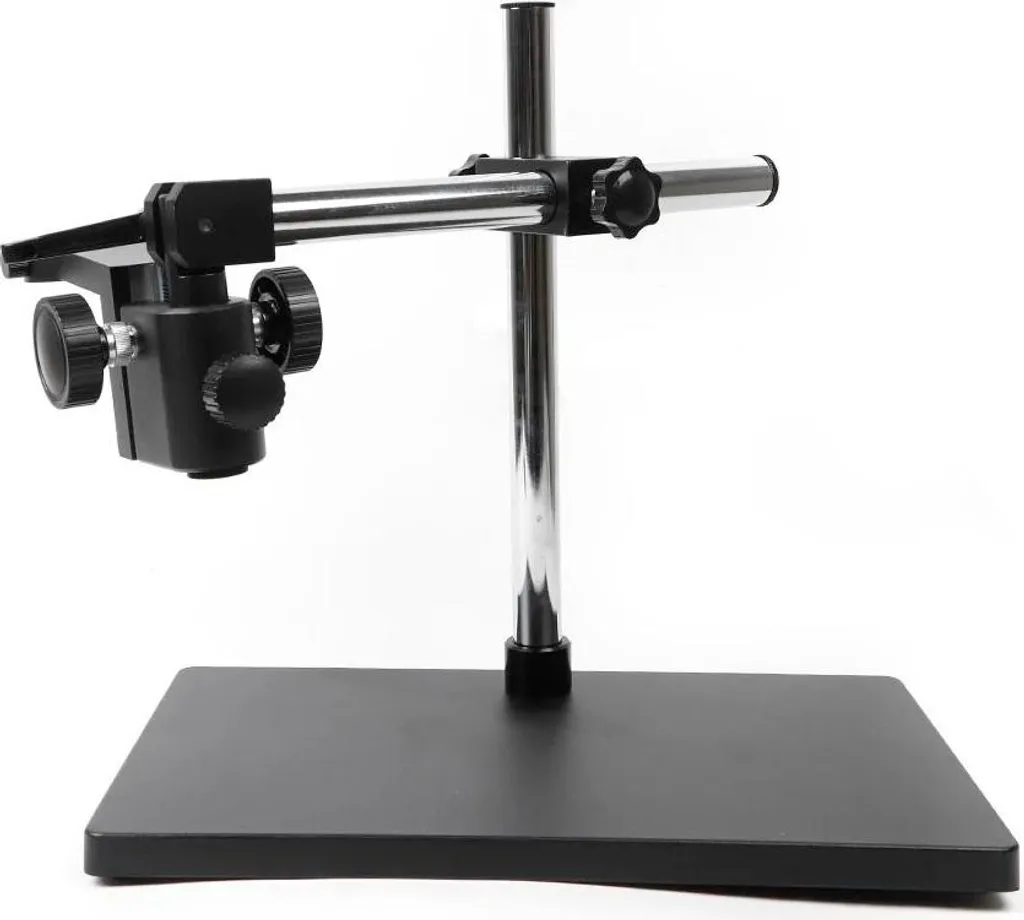 Support microscope réglable 32 cm multi-axes - Fixation table robuste - 10