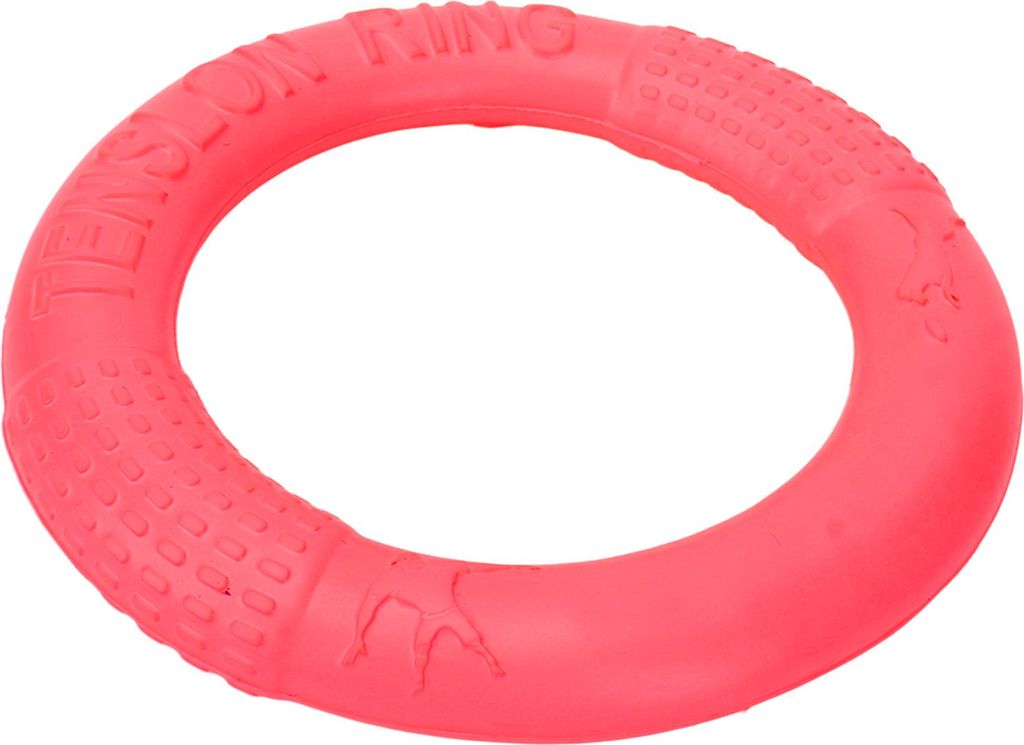 Haustier-Zugring, elastisch, EVA, für kleine Übungen, Springen, Training, Laufen, Hund für Welpen, Rot