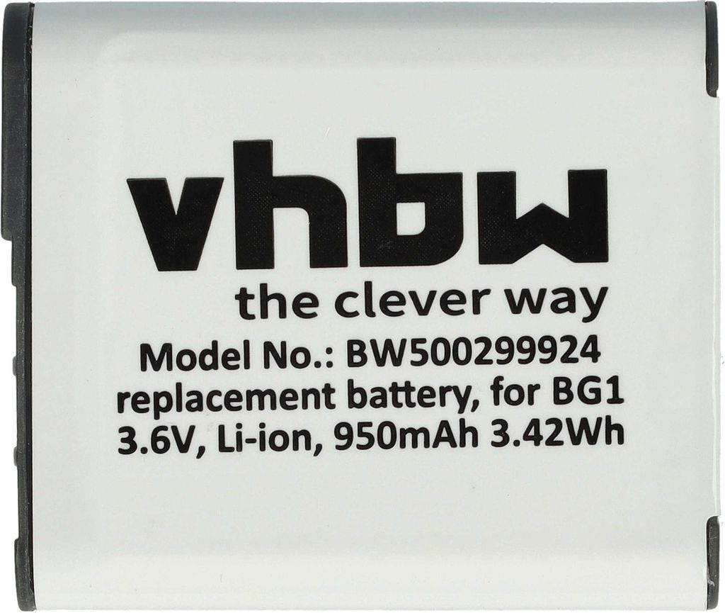vhbw Akku kompatibel mit Sony Handycam HDR-GW55VE Kamera (950 mAh, 3,6 V, Li-Ion)