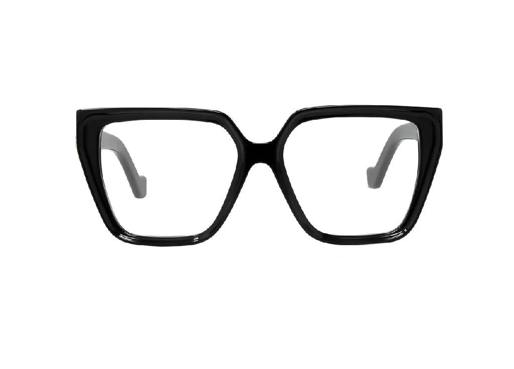 Monture de lunettes de vue Loewe LW50042I Anagram en acétate noir