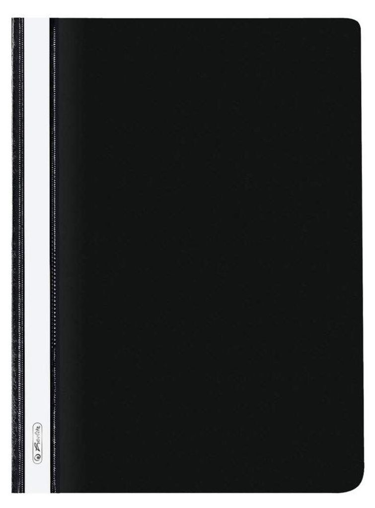 herlitz Schnellhefter, DIN A4, aus PP-Folie, schwarz Productafbeelding 