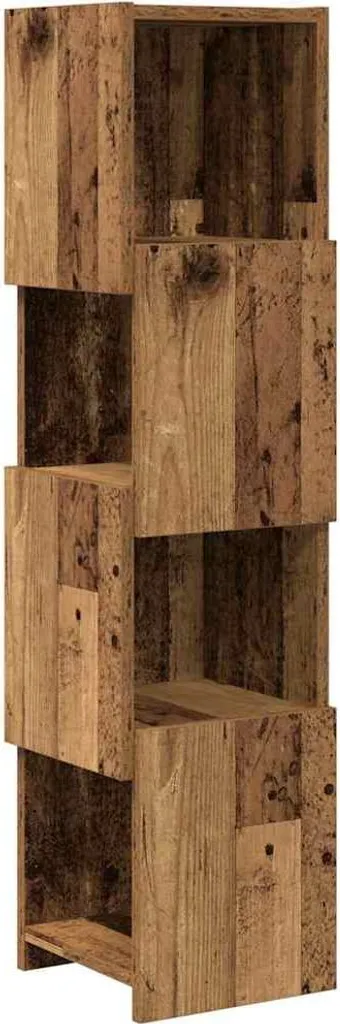 Scaffale Angolare SYFAX™ 25x102cm - Salvaspazio Legno Antico Multistrato