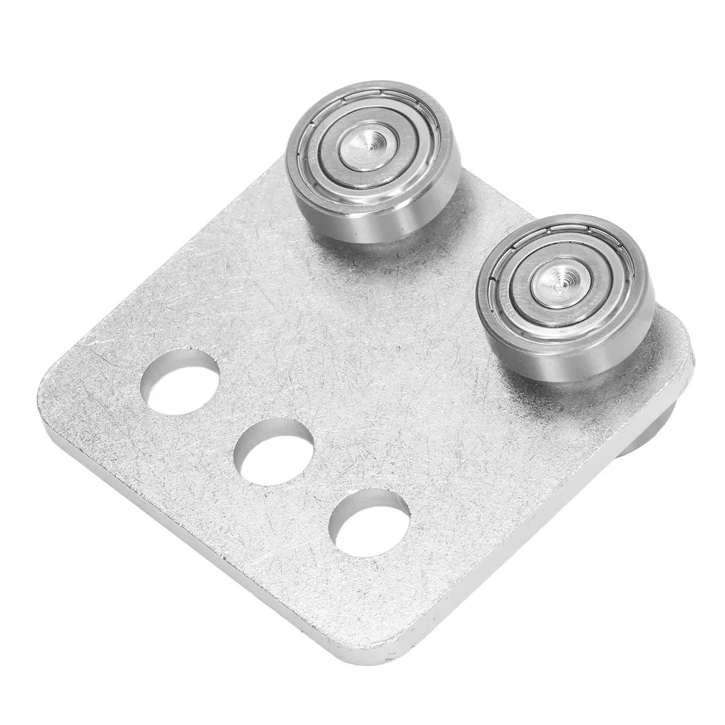 Assemblage de Chariot Robuste à Double Rouleau pour Guidage Fluide 60mm - 5
