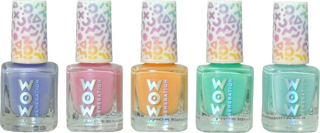 Wow Generation Set 5 Flaschen Nagellack Produktbild 