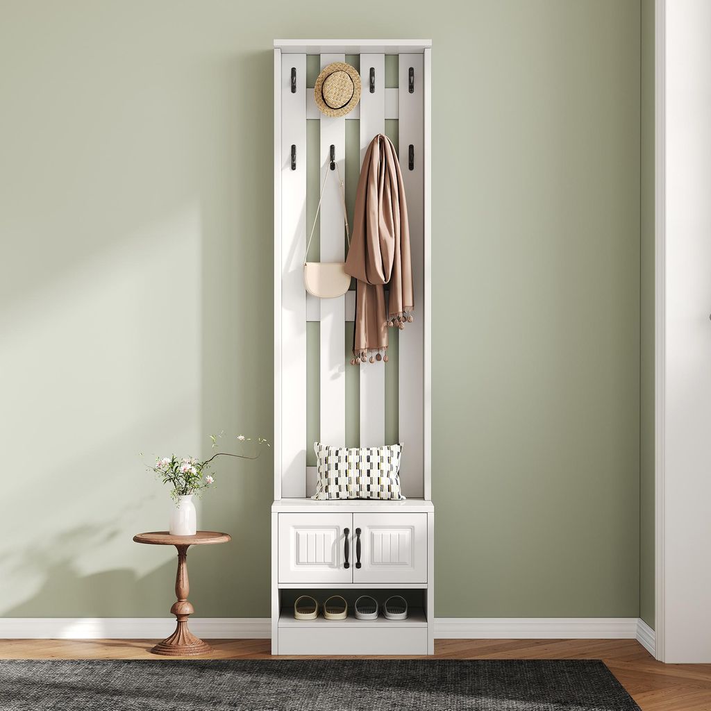 OKWISH Vestiaire d’Entrée - Meuble d’Entrée avec Banc, 2 Image du produit 
