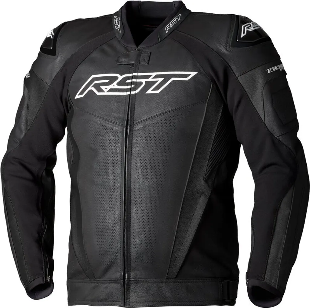 Blouson Cuir RST TracTech Evo 5 Noir - Protection AAA et Bosse Aéro Homme