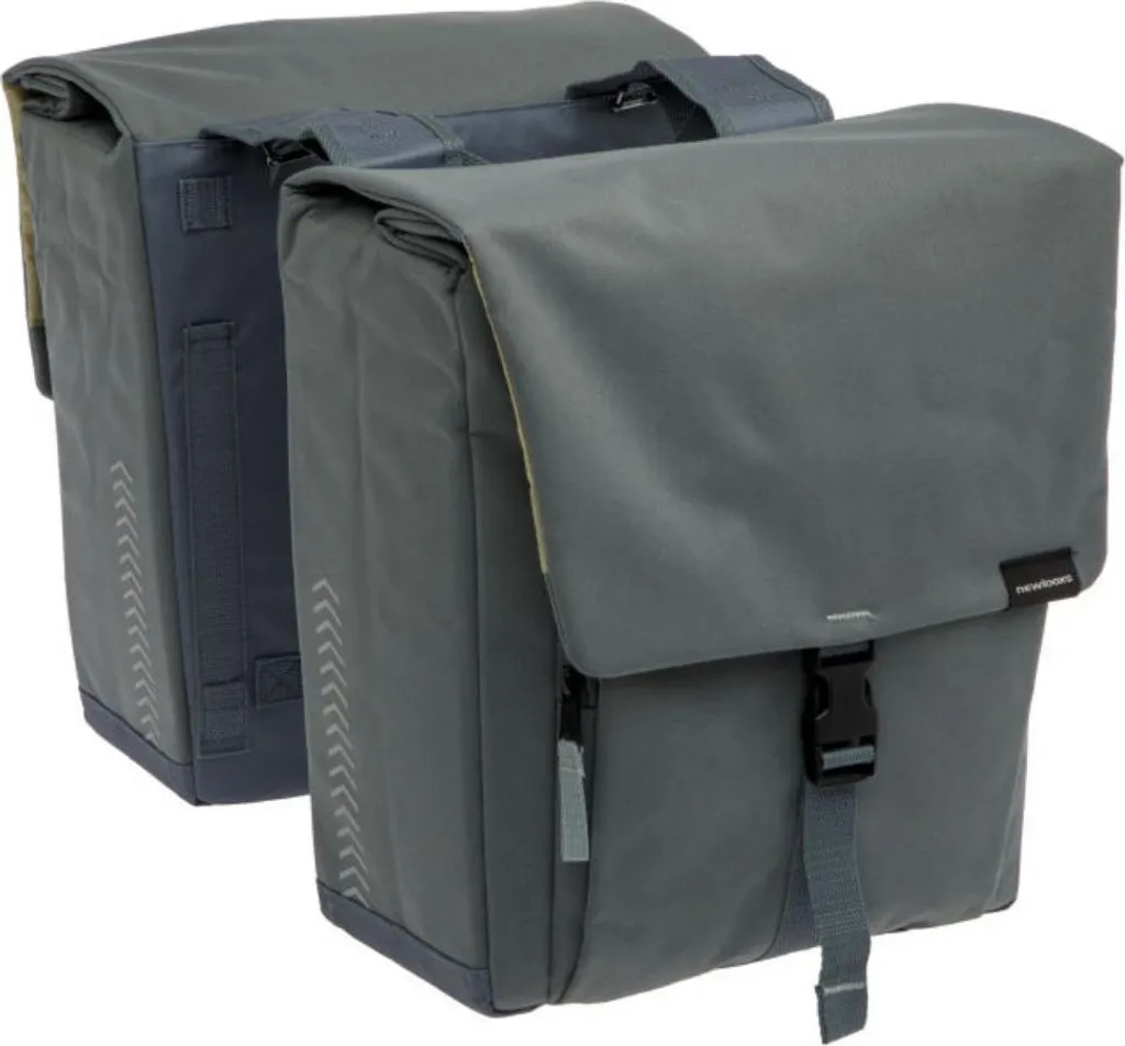 Sacoche Vélo pour Courses et Travail - New Looxs Tulum Double 32L Gris