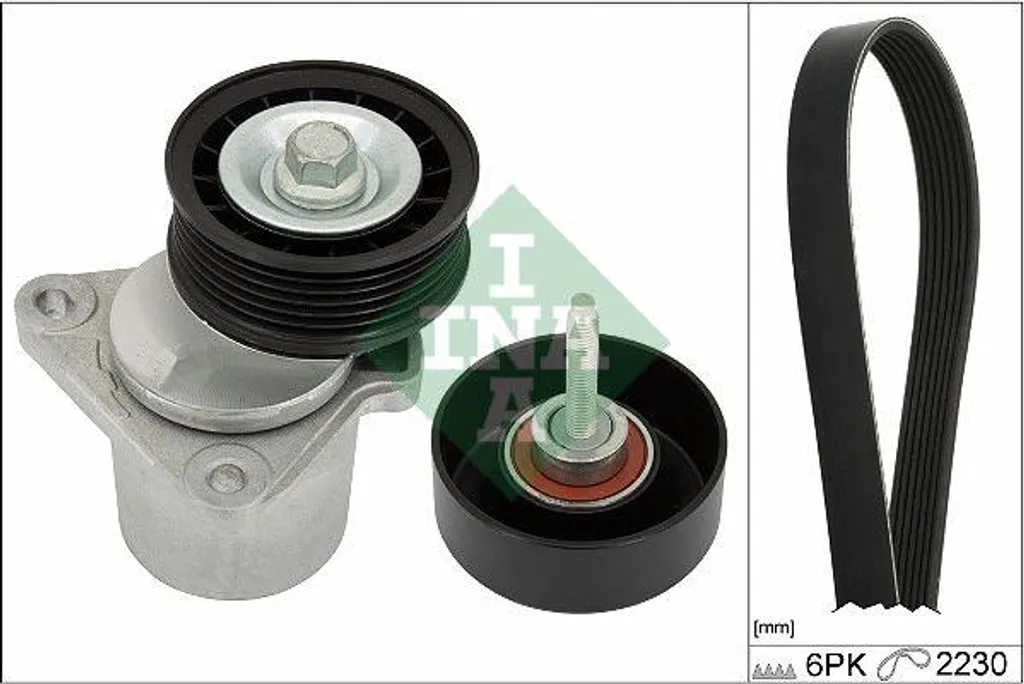 Entretien moteur Mondeo : Kit courroie INA 529 0394 10 et OE 1119938