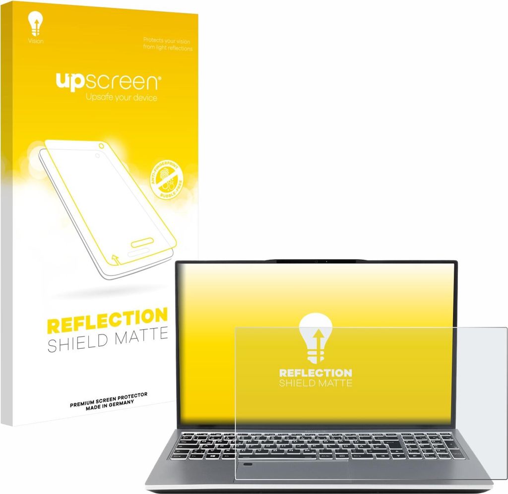upscreen Schutzfolie für terra Mobile 1551R i7 1355U W11P Displayschutz Displayschutzfolie Folie Matt Entspiegelungsfolie