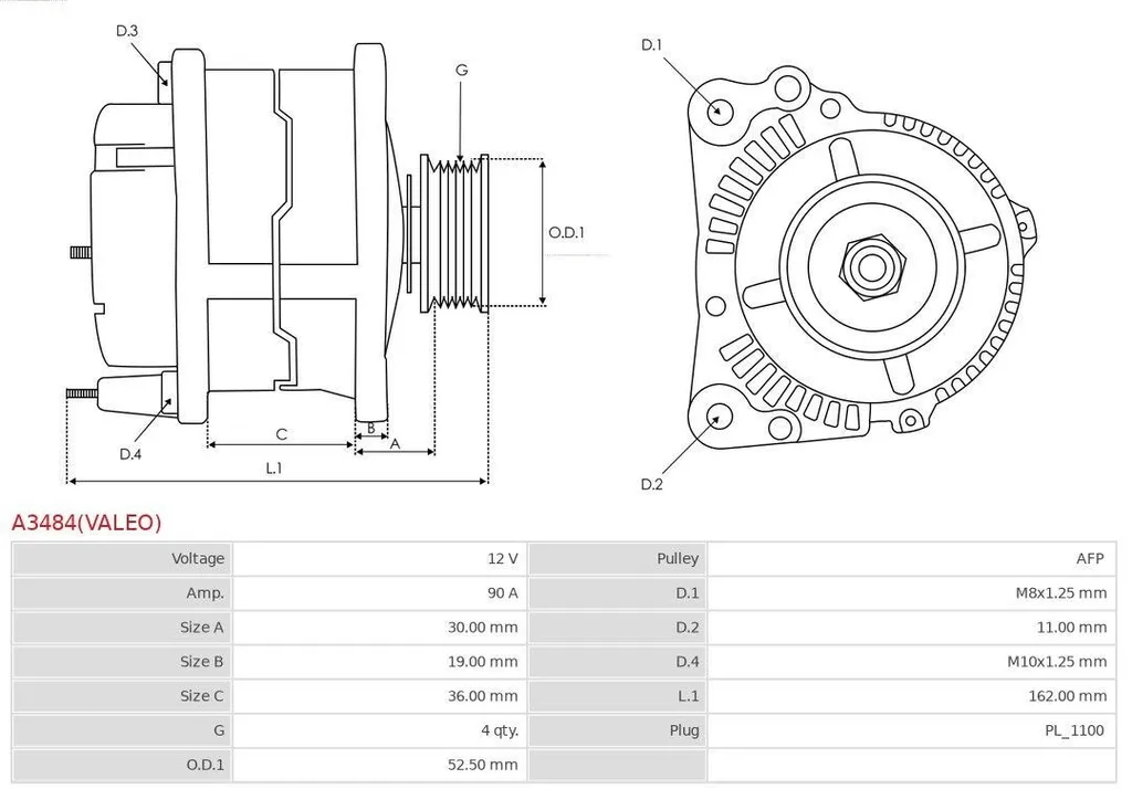 Alternateur Neuf pour Yaris 1.3 1NR-FE 1NR-FKE 09/2011- Solution Panne - 10