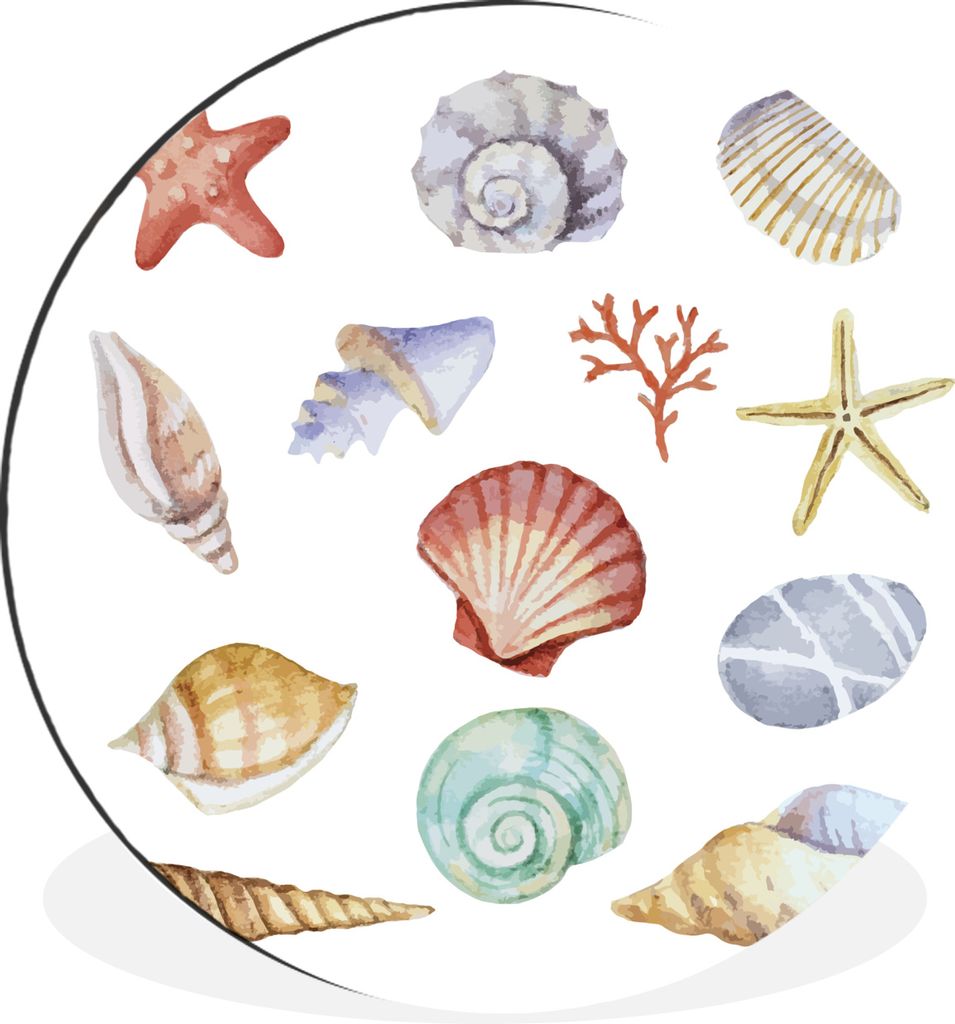 MuchoWow - Wand Kreis - Wandbild - Schlafzimmer - Aluminium Bild - Kinderzimmer - Wohnzimmer Dekoration - Wandschmuck