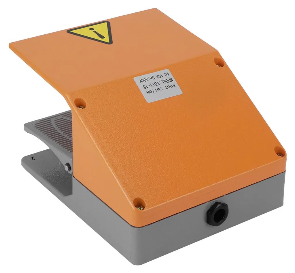Pédale de commande double 380 VCA avec kit de fixation complet