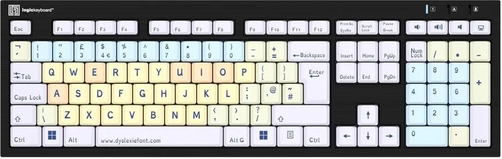 Réduire les Erreurs de Lecture avec le Clavier LogicKeyboard Dyslexie Nero