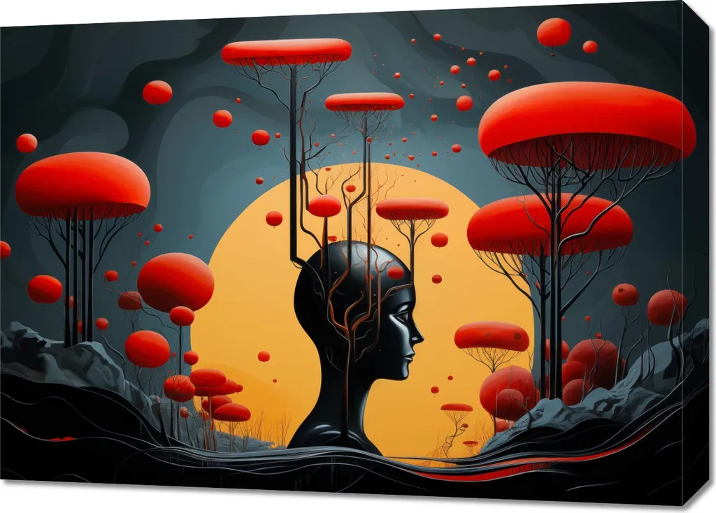 Poster Formes-pensées 70x50 cm : Créez une Ambiance Zen dans votre Bureau