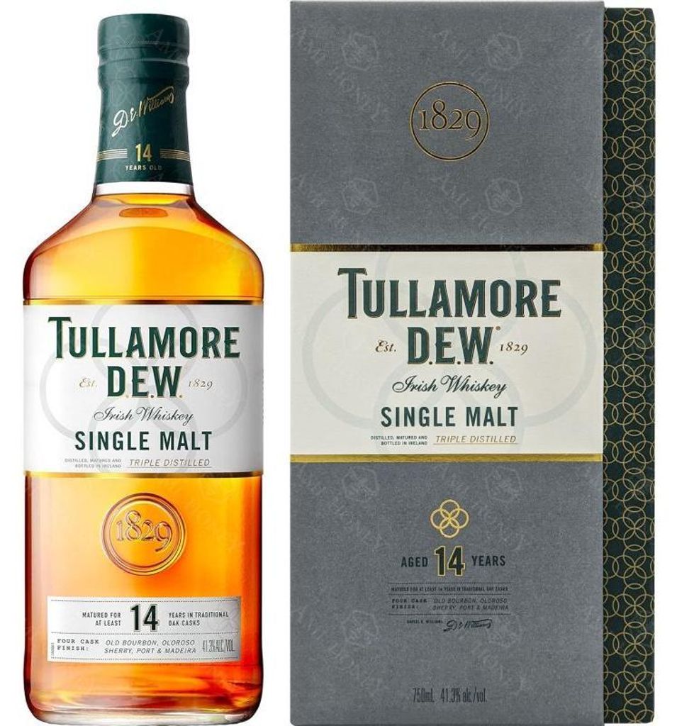 Tullamore Dew 14 anni whisky single malt irlandese in Immagine del prodotto 