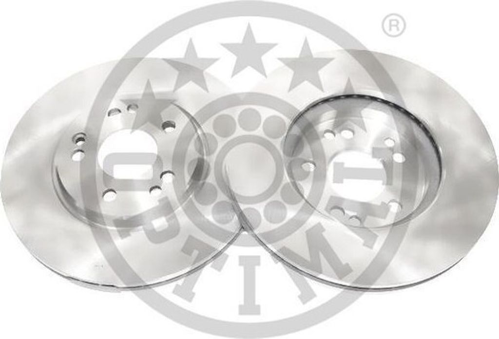 2x OPTIMAL Bremsscheibe BS-3440C vorne passend für MERCEDES-BENZ 190 (W201)